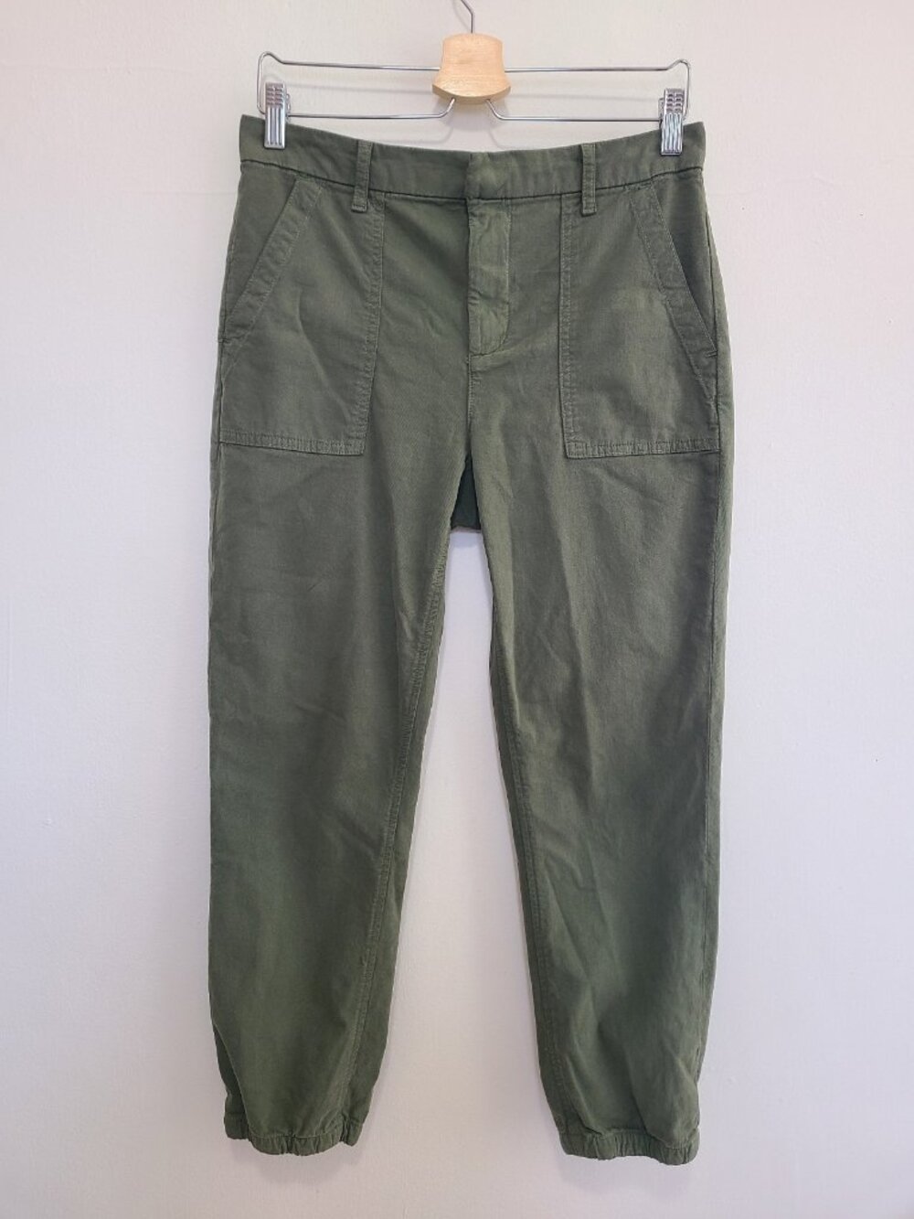 Frank & Eileen Jameson Cotton Jogger Pant Army Green size 6